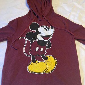 Distressed Mickey Mouse Hoodie.